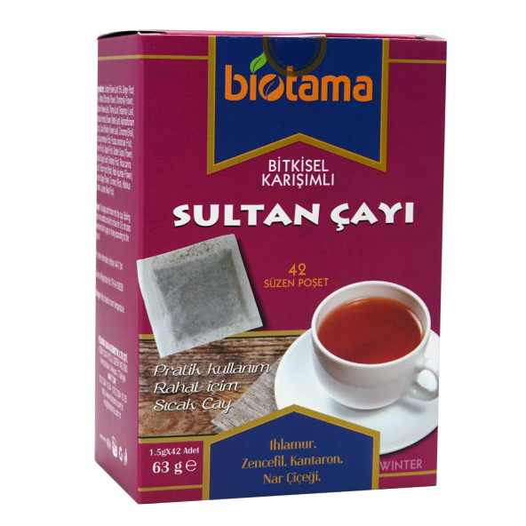 Biotama Sultan Bitki Çayı 42li Süzen Poşet