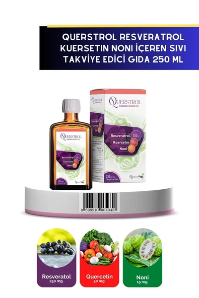 Resveratrol Kuersetin Içeren Sıvı 250 ml