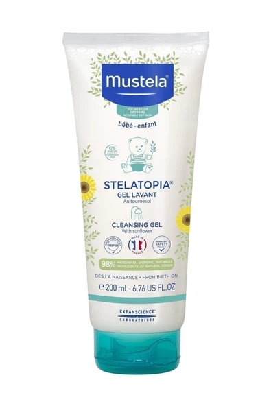 Mustela Stelatopia Cleasing 200 ml Bebek Temizleyici Krem