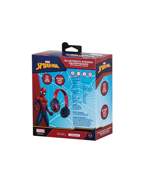 Bluetooth Kulaklık Marvel Spıderman Mikrofonlu Kablosuz Çocuk Kulaklığı Lisanslı MV-9955-SM - 2