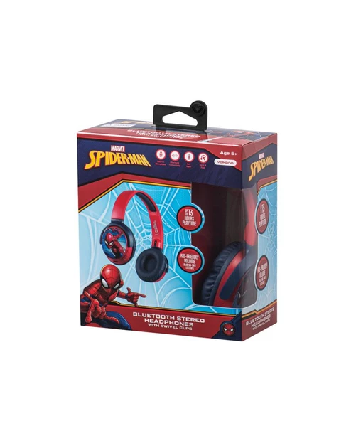 Bluetooth Kulaklık Marvel Spıderman Mikrofonlu Kablosuz Çocuk Kulaklığı Lisanslı MV-9955-SM