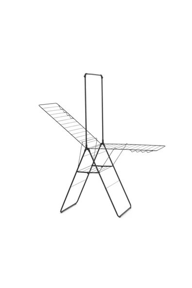 Tantitoni Mat Siyah Ekstra Askılıklı Çamaşır Kurutma Askısı-25 Metre - Resim 2