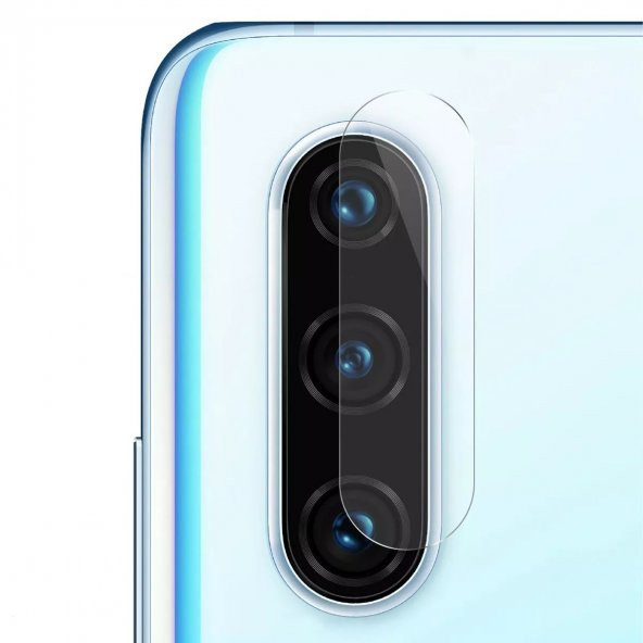 Huawei P30 Lite Kamera Lens Koruyucu Nano Cam Şeffaf Tam Kaplama - 2