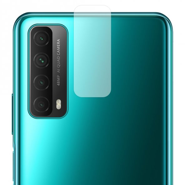 Huawei P Smart 2021 Kamera Lens Koruyucu Nano Cam Şeffaf Tam Kaplama - 2