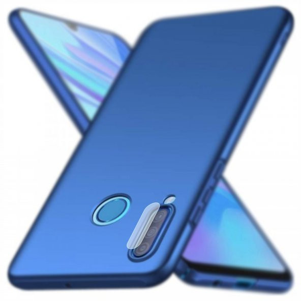 Huawei P30 Lite Kamera Lens Koruyucu Nano Cam Şeffaf Tam Kaplama - 5