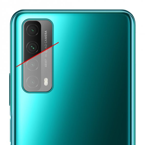 Huawei P Smart 2021 Kamera Lens Koruyucu Nano Cam Şeffaf Tam Kaplama - 3