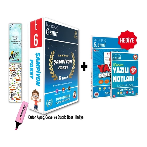 6. Sınıf Şampiyon Paketi ve Yazılı Fırsatı