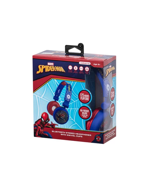 Bluetooth Kulaklık Marvel Spıderman Mikrofonlu Kablosuz Çocuk Kulaklığı Lisanslı MV-9966-SM2