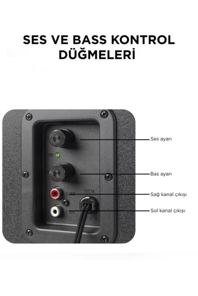 Torima D37 Bluetooth Hoparlör - RGB Işık ve Hafıza Kartı Destekli" - 5