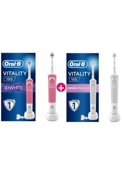 Oral-B Vıtality 100 Sensiteve + 3D White Şarjlı Diş Fırçası