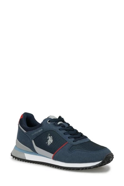 U.S.POLO ASSN TIZIAN 4FX LACİVERT COMFORT CASUAL ANATOMİK SPOR AYAKKABISI - Resim 4