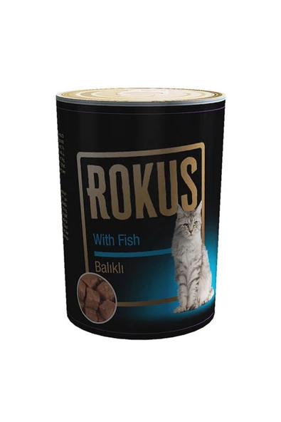 Rokus Balıklı Kedi Konservesi 410g