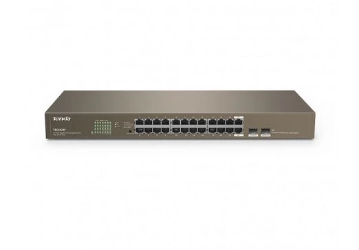 Tenda TEG1024F 24 Port 10/100/1000 +2SFP Yönetilemez Switch