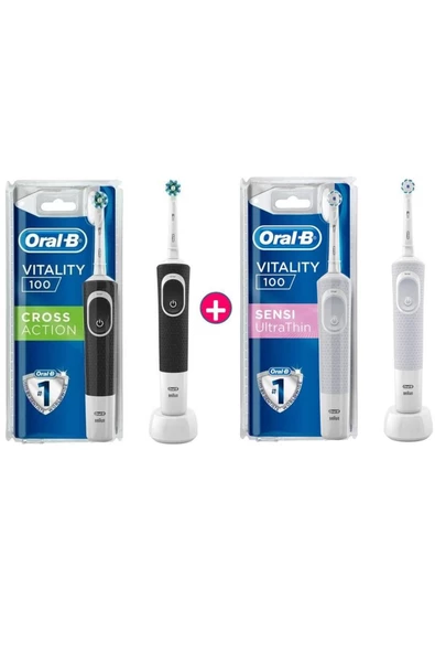 Oral-B Vitality 100 Siyah Şarjlı Diş Fırçası