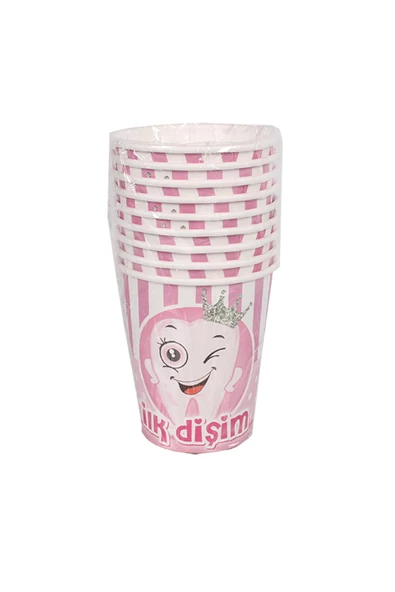 Kına Atölyesi Diş Buğdayı İlk Dişim Bardak 8 Adet