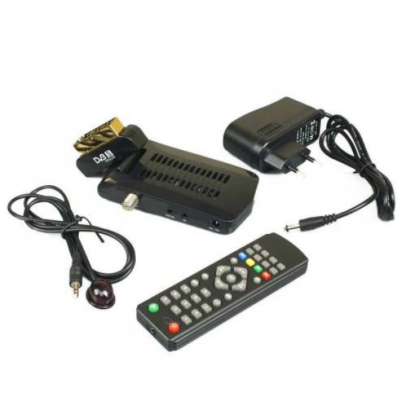 SCART GİRİŞLİ TÜPLÜ TV UYUMLU MİNİ UYDU ALICISI HAZIR YÜKLÜ