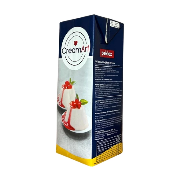 Bitkisel Krema CreamArt %20 Yağlı - 3