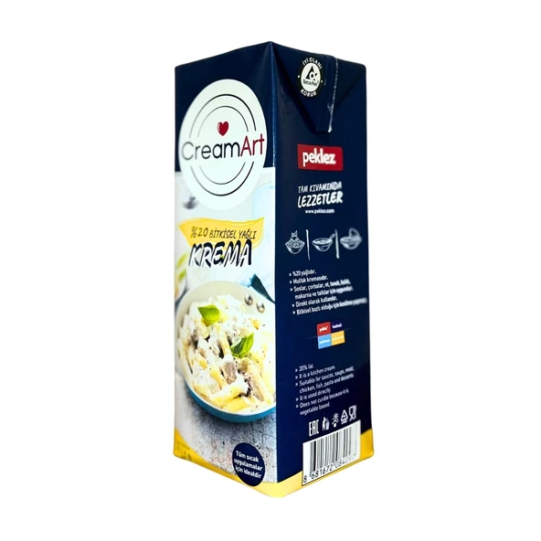 Bitkisel Krema CreamArt %20 Yağlı - 4