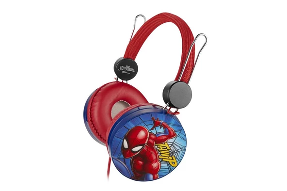 Marvel Spıderman  Kablolu Kulaklık Çocuk Kulaklığı Lisanslı Hediye Stıckerlı MV-10903-SM - Resim 3