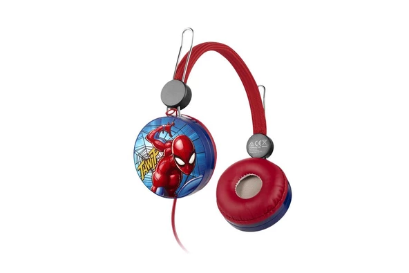 Marvel Spıderman  Kablolu Kulaklık Çocuk Kulaklığı Lisanslı Hediye Stıckerlı MV-10903-SM - Resim 4