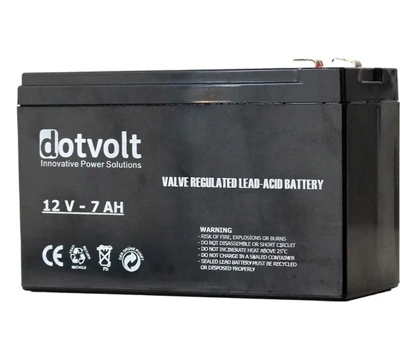 Dotvolt DT7 Kuru Tip 12V 7Ah (Tseli Akü ) ürün görseli