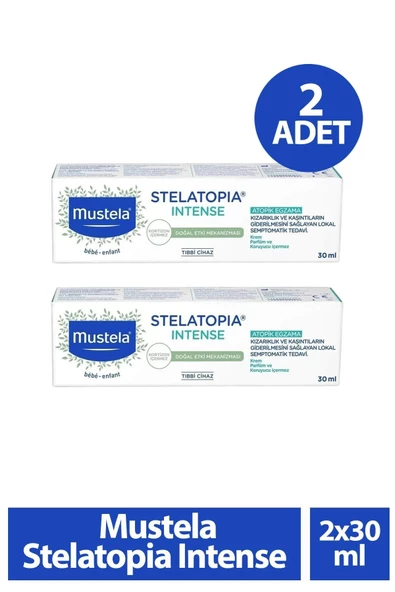 Mustela Stelatopia İntense Kızarıklık ve Kaşıntı Giderici Krem 30 ml 2 Adet