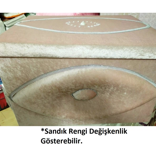 11 Parça Panoroma Çeyiz Seti (Nevresim Takımı+Pike+Yatak Örtüsü+Sandık) - 5