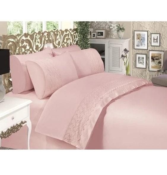 11 Parça Panoroma Çeyiz Seti (Nevresim Takımı+Pike+Yatak Örtüsü+Sandık) - 2