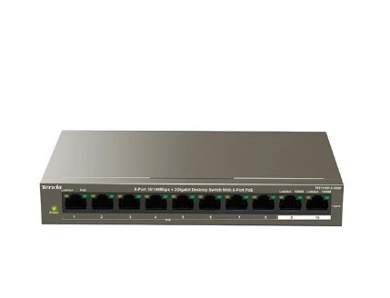 Tenda TEF1110P-8-102W 8 Port 10/100Mbps 2 Gigabit Port 102W PoE Switch