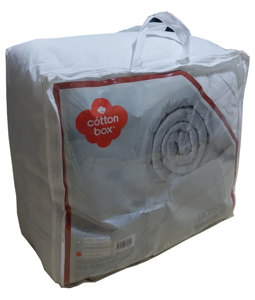 Cotton Box Exclusive %100 Pamuk Ranforce Kumaş Çift Kişilik Yorgan (195x215) - 3
