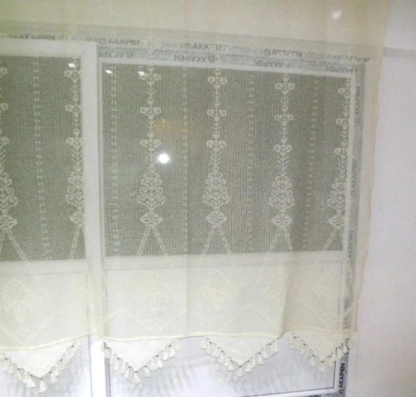 El İşi Dantelli Buldan Perdesi (190*250)