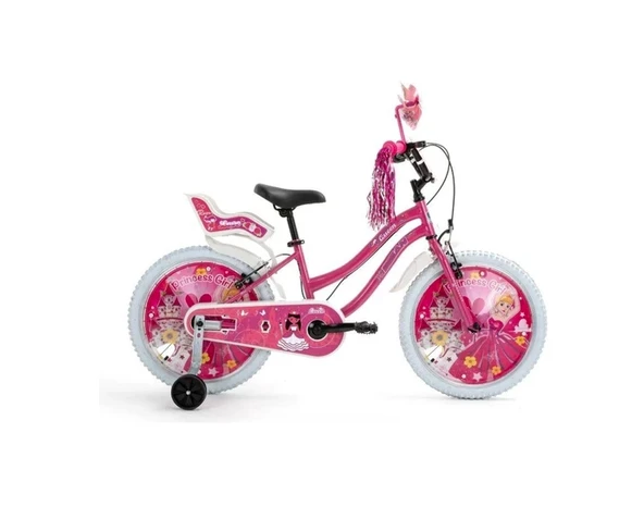 Bisan Queen 20 Jant 30cm Çocuk Bisikleti Metalik Pembe-Pembe