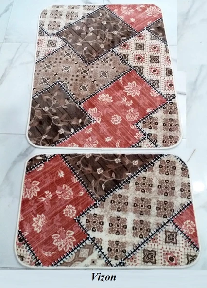 Dormina Büyük 2li Banyo Seti, Klozet Takımı, Paspas (SEÇENEKLİ) - 6