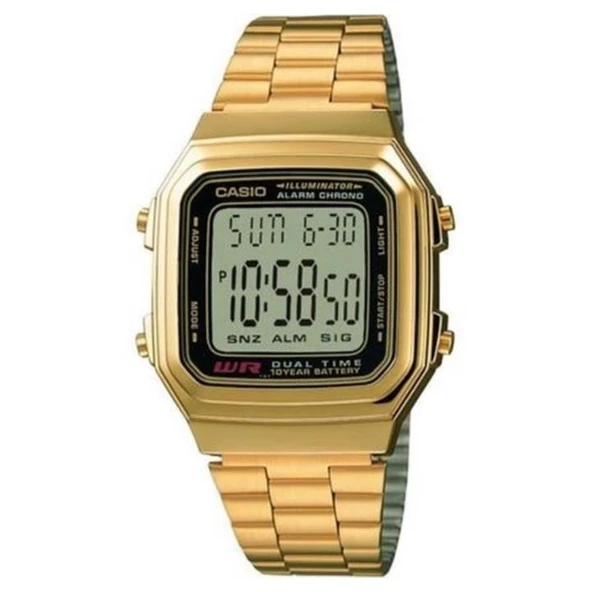 Casio Retro A178WGA-1ADF Unisex Kol Saati