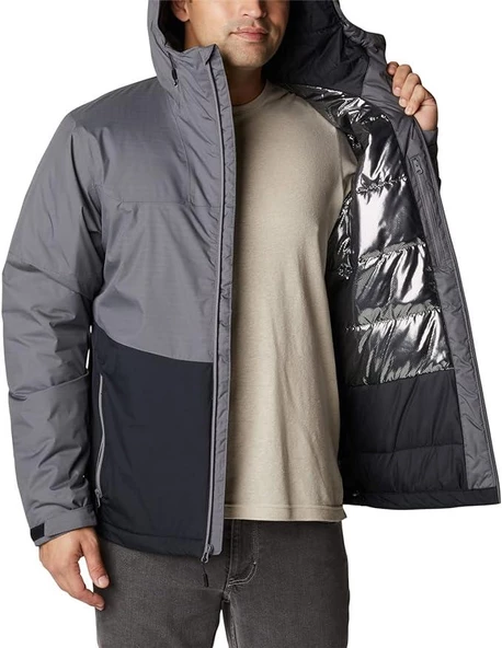 Columbia Point Park Insulated Erkek Mont - Resim 5