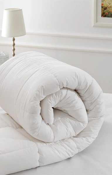 Özdilek Microsoft Mikrofiber Tek Kişilik Silikon Beyaz Yorgan (155x215) - 2