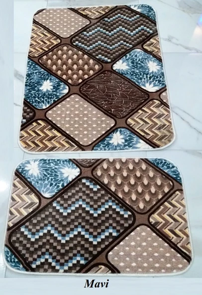 Dormina Büyük 2li Banyo Seti, Klozet Takımı, Paspas (SEÇENEKLİ) - 3