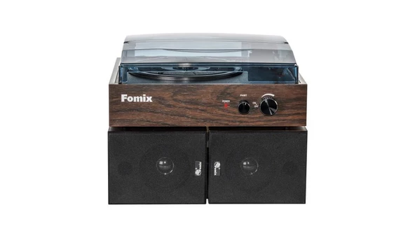 Fomix Fm200 Turntable Bluetooth Hoparlörlü Ahşap Pikap Çalar - 4