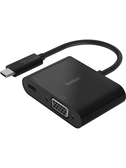 Belkin USB-C Şarj VGA Çoğaltıcı