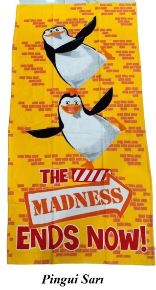 Polo ve Pingui Desenli Plaj Havlusu (SEÇENEKLİ) - 7