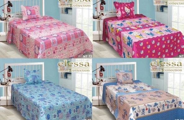 Elessa Tek Kişilik Çocuk-Genç Yatak Örtüsü (SEÇENEKLİ)