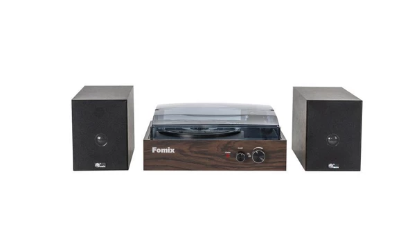 Fomix Fm200 Turntable Bluetooth Hoparlörlü Ahşap Pikap Çalar - 2