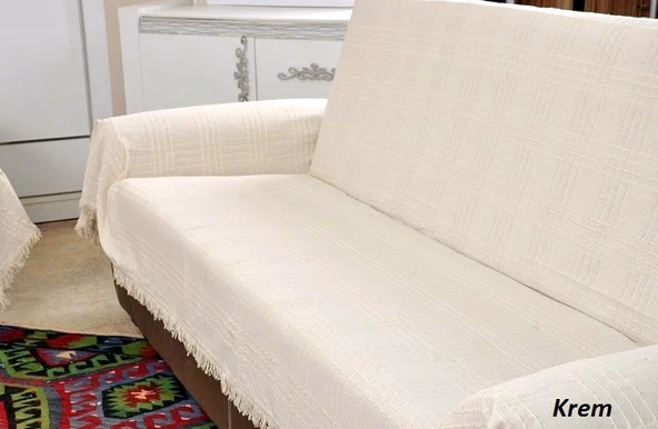 Buldan Pamuklu Maxi Koltuk-Çekyat Örtüsü (180x300) - 5