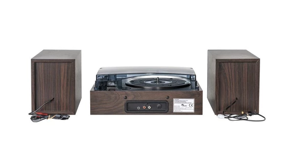Fomix Fm200 Turntable Bluetooth Hoparlörlü Ahşap Pikap Çalar - 3