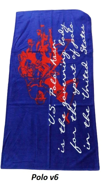 Polo ve Pingui Desenli Plaj Havlusu (SEÇENEKLİ) - 10