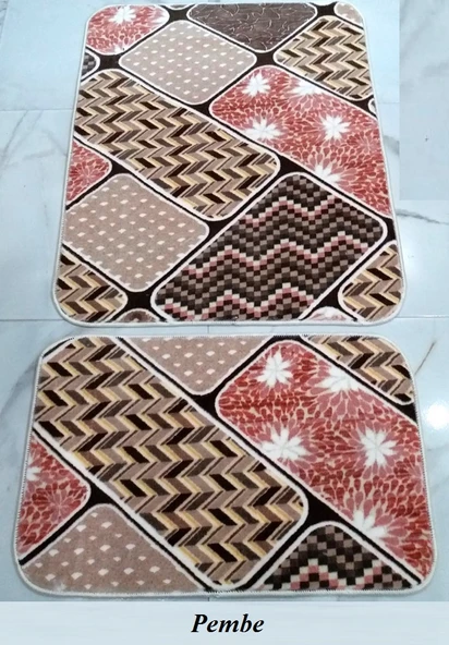 Dormina Büyük 2li Banyo Seti, Klozet Takımı, Paspas (SEÇENEKLİ) - 4