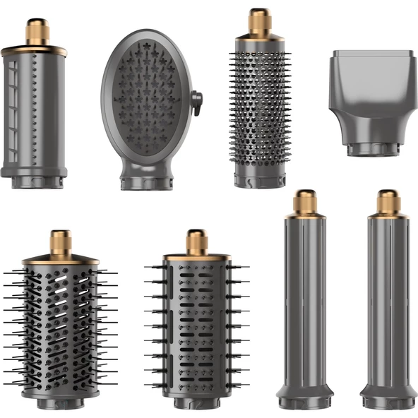 Pierre Cardin 8 in 1 Air Pro Styler Saç Şekillendirme Seti PC-F21002 - 3