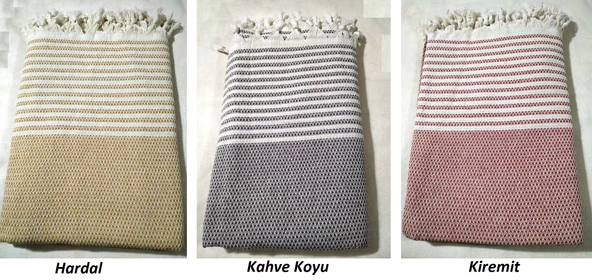 Pamuklu Kaymaz Hasır Dokuma Maxi Kolları Kapatan Koltuk Örtüsü (180x310) - 7