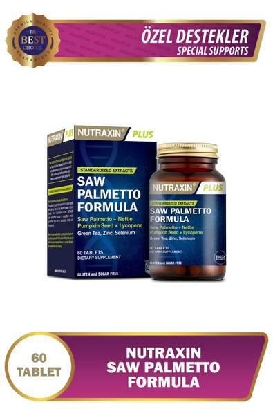 NUTRAXIN SAW PALMETTO FORMULA 60 TABLET