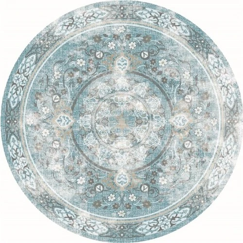 Brillant Latex Yuvarlak Kaymaz Taban Halı-BEST HLD11307.801-(150Q) - 4